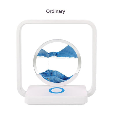 Creative wireless charging sand painting night light