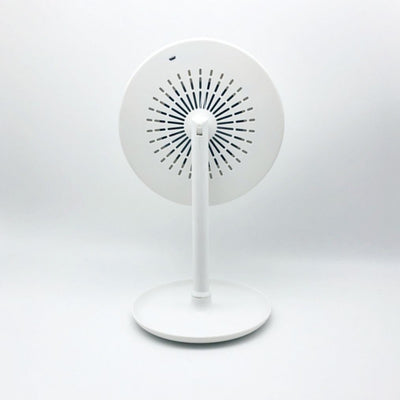 LED makeup mirror with a fan