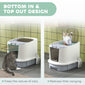 Litter Box Fully Enclosed Cat Toilet