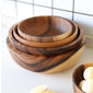 natural wood bowl