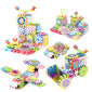 Building block gear assembly set