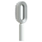 Self-cleaning anti-static hairbrush for women