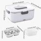 Electric heated lunch box