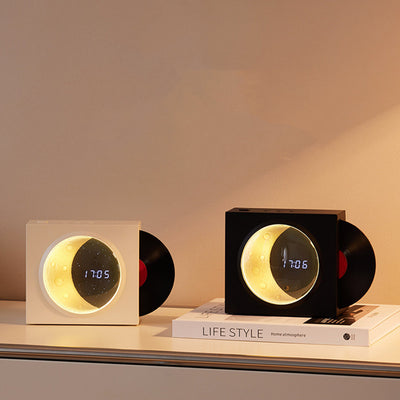 Moon phase clock Bluetooth speaker