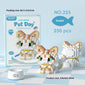 Cute pet building block set