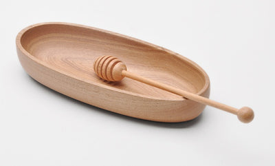 Wooden long handle honey stirrer