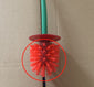 Cherry-shaped toilet brush