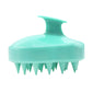 Scalp cleansing and meridian massage silicone brush