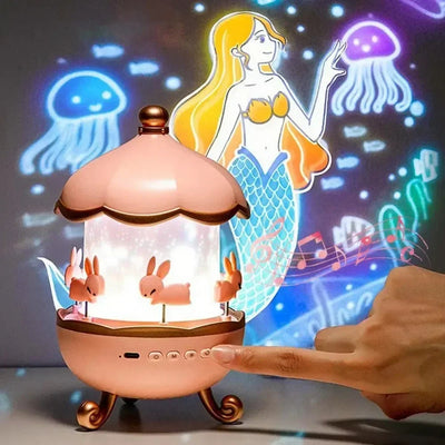 LED Projection Night Light for Kid's Room