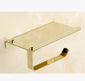 Mobile phone and toilet paper holder