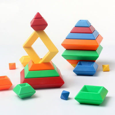 Children's stacking blocks set