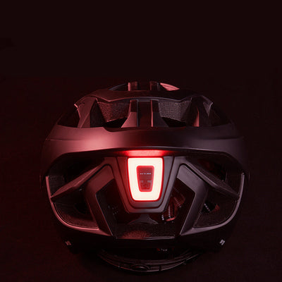 Bicycle helmet with taillights
