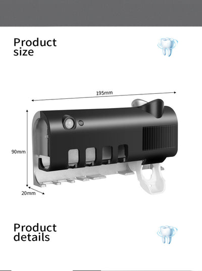 Smart toothbrush sterilizer