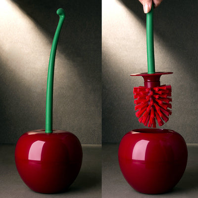 Cherry-shaped toilet brush