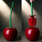 Cherry-shaped toilet brush