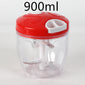 Multifunctional manual food chopper