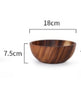 natural wood bowl