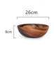 natural wood bowl