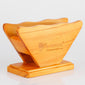 Stylish wooden coffee filter holder