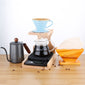 Stylish wooden coffee filter holder