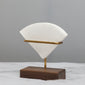 Brass and black walnut coffee filter paper holder