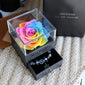 Preserved rose jewelry box