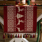 Christmas-themed table runner