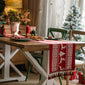 Christmas-themed table runner