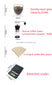 Manual coffee brewing set