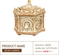 Wooden assembly music box