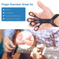 Finger stretching exercise device