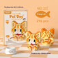 Cute pet building block set