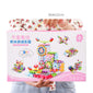 Building block gear assembly set