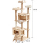 Cat Crawl Nest Scratching Board Tree Supplies