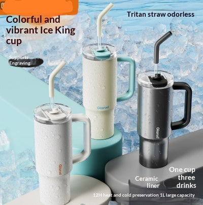 Portable insulated cup