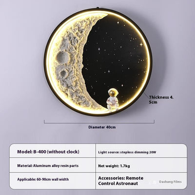 Moon Lamp Background Wall Modern Minimalist
