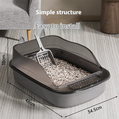 splash-Proof Litter Box