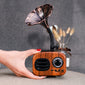Retro-style mini Bluetooth speaker