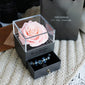 Preserved rose jewelry box
