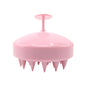 Scalp cleansing and meridian massage silicone brush
