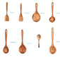 Natural wood kitchenware