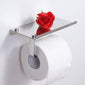 Mobile phone and toilet paper holder