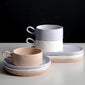 Ceramic breakfast cup set