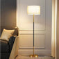Retro Light Luxury Wood Grain Simple Pleated Floor Lamp