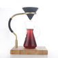 Porous ceramic pour-over coffee filter cup