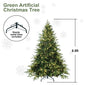 PVC Christmas tree with lights