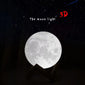 Moon-shaped night light