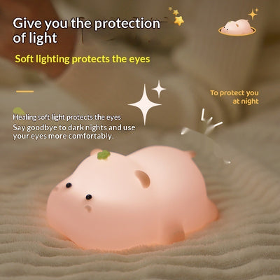 Bedroom eye-protecting cartoon night light