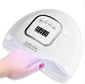 Nail polish heating and drying machine