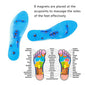 Anti-fatigue massage insoles